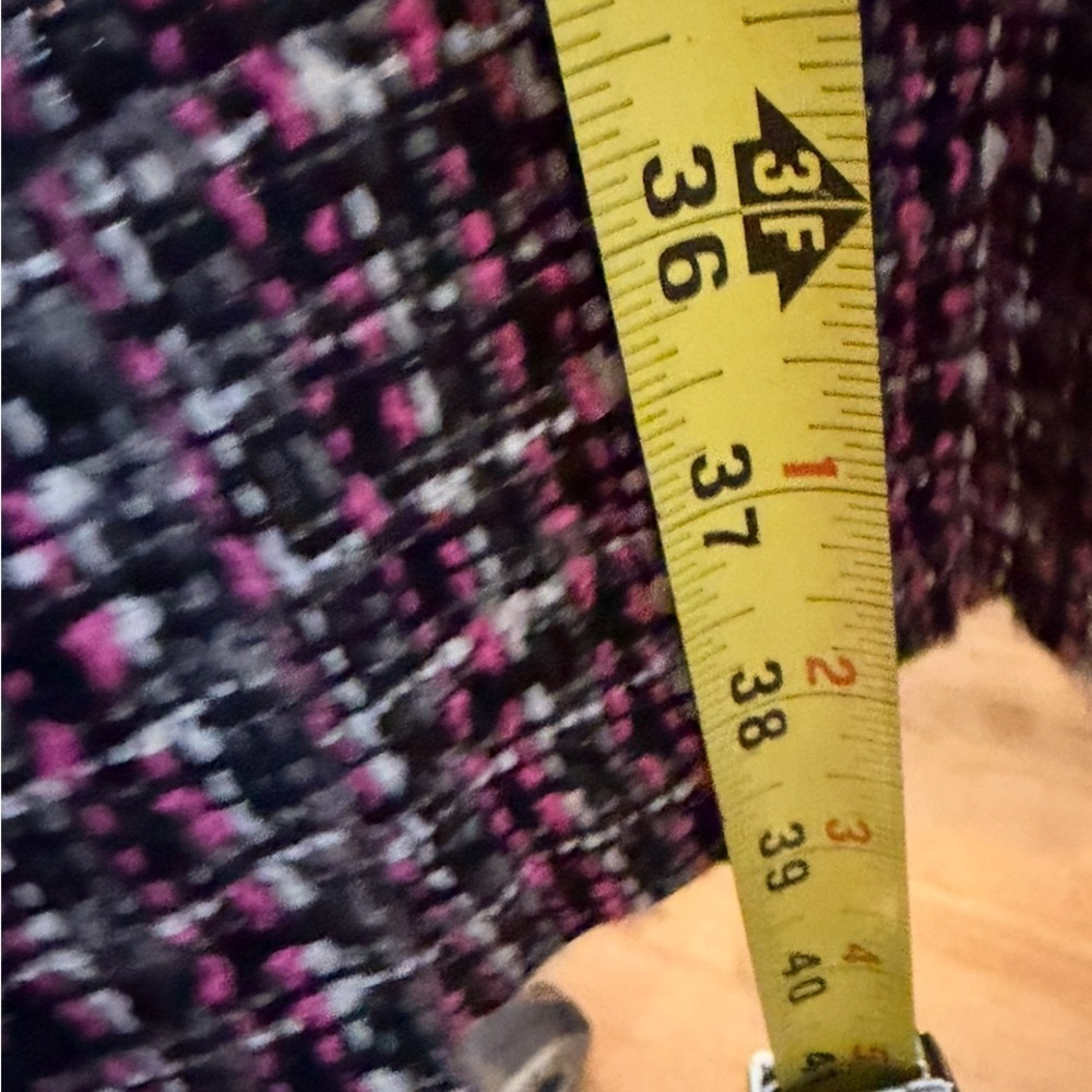 Rabbit Tweed Dress drop waist pleated bottom size 12 - Picture 8 of 8